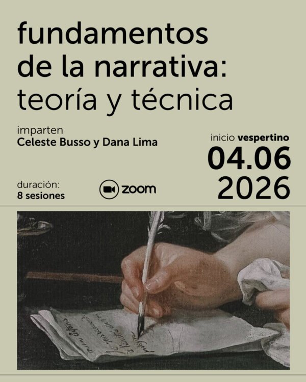 Fundamentos de la Narrativa: teoría y técnica - vespertino